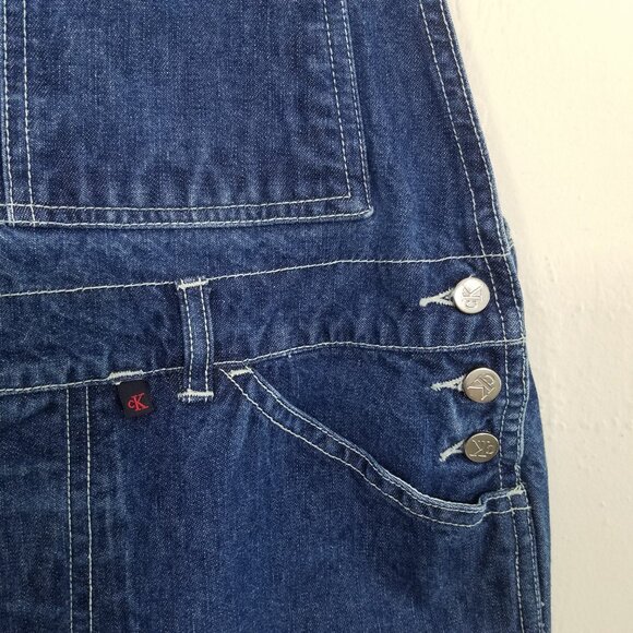 Calvin Klein Jeans Overalls Jeans Blue Size M - Picture 4 of 10